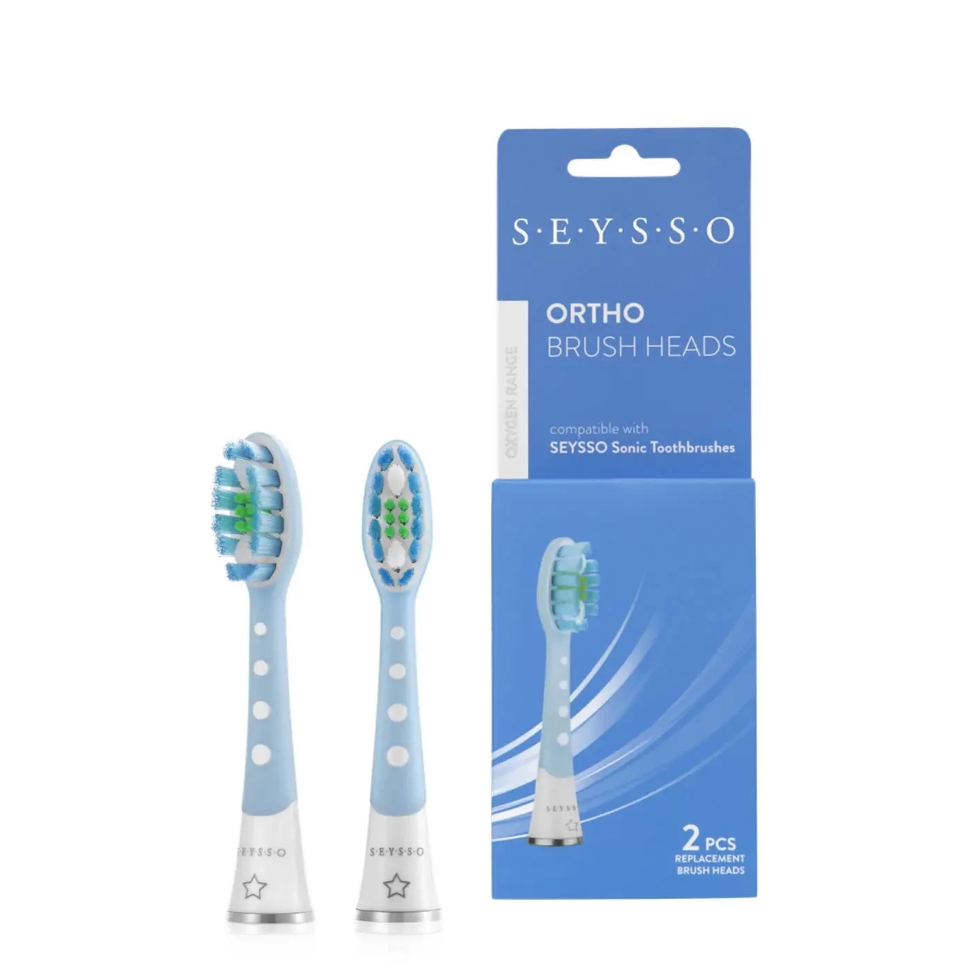 SEYSSO Końcówki SEYSSO Ortho SEO 2 szt. do szczoteczki sonicznej