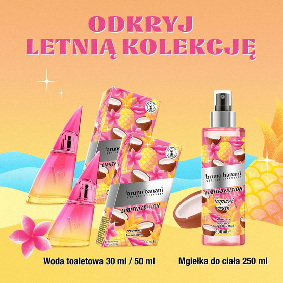 Bruno Banani Woman Summer Limited Edition mgiełka do ciała i włosów 250ml
