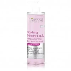 Bielenda Professional Soothing Micellar Liquid Kojąco-łagodzący płyn micelarny do demakijażu i oczyszczania twarzy 500ml