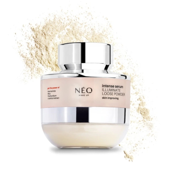 NEO MAKE UP Intense Serum Illuminate Loose Powder - Rozświetlający puder sypki do twarzy 10g