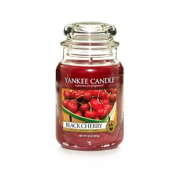 Yankee Candle ŚWIECA W SŁOIKU DUŻA Black Cherry