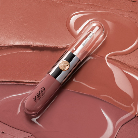 KIKO Milano Unlimited Double Touch dwuetapowa płynna pomadka do ust 123 Satin Grape 6ml
