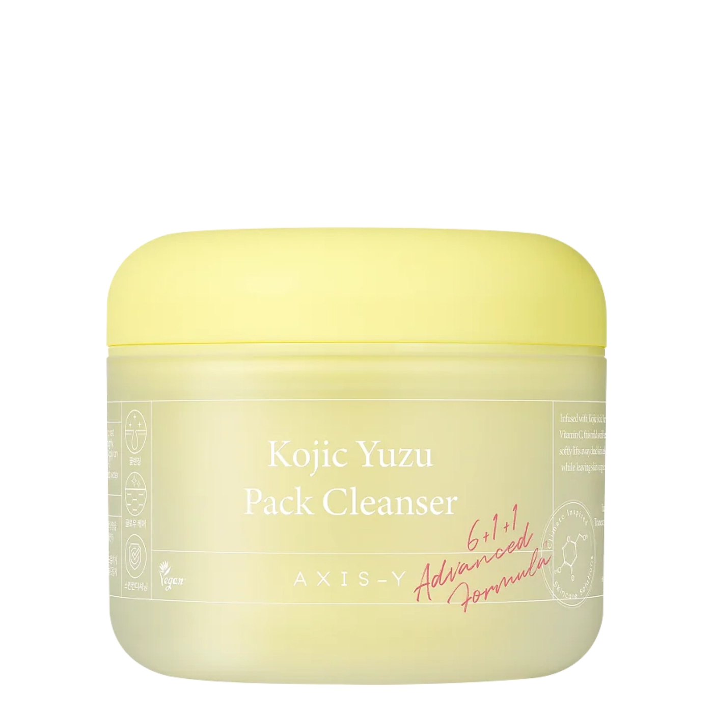 AXIS-Y Kojic Yuzu Pack Cleanser - mus oczyszczający do twarzy z kwasem kojowym 60g