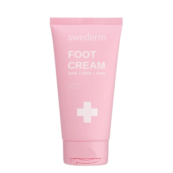 Swederm Foot Cream Złuszczający krem do stóp z kwasami AHA, BHA i PHA 75ml