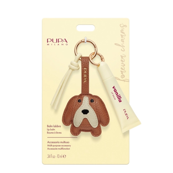 Pupa Milano Forever Charms Balsam do ust z brelokiem Toby - 001 Vanilla