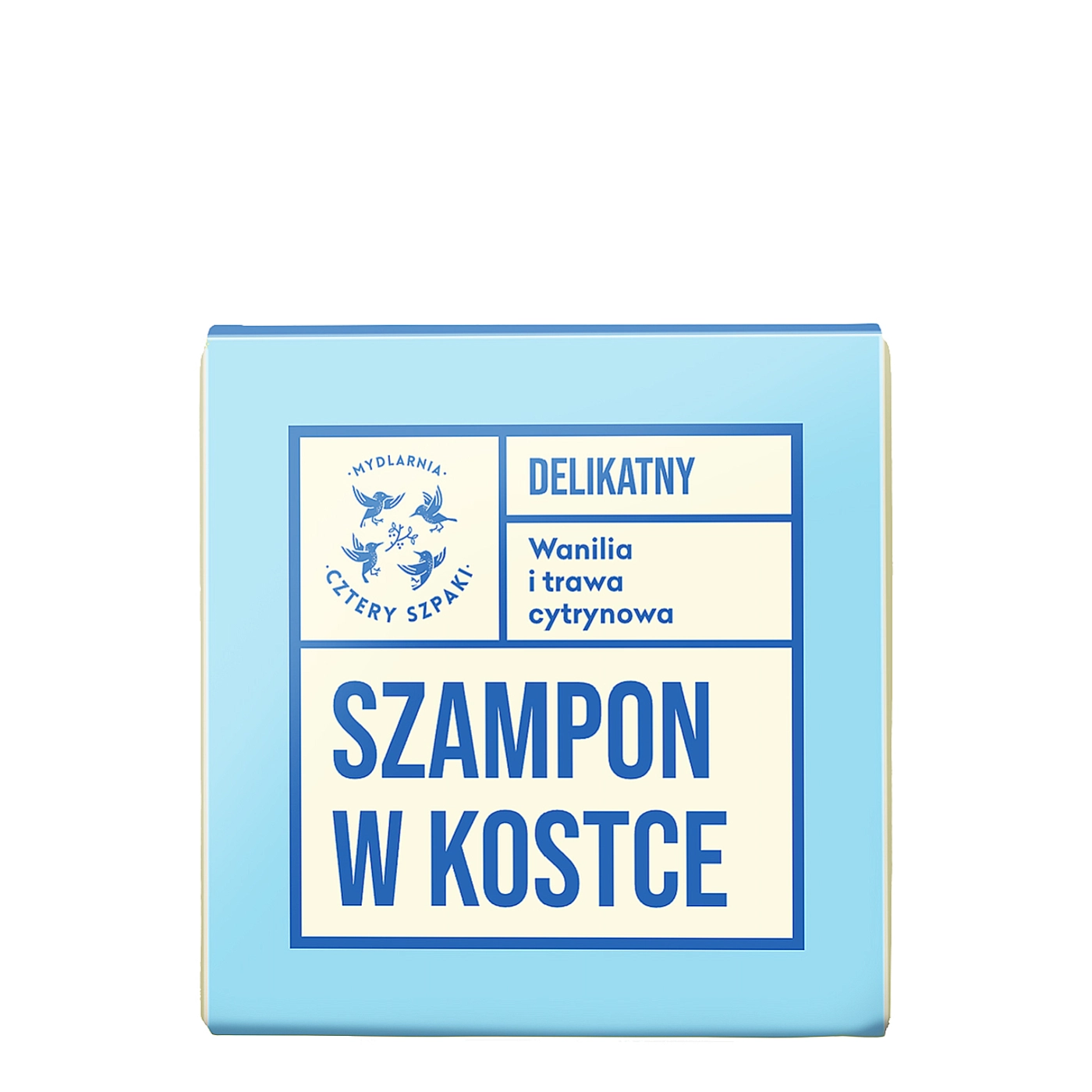 Cztery Szpaki Delikatny szampon do włosów w kostce 75 g