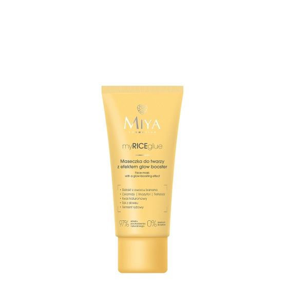 MIYA myRICEglue Maseczka do twarzy z efektem glow booster 60ml