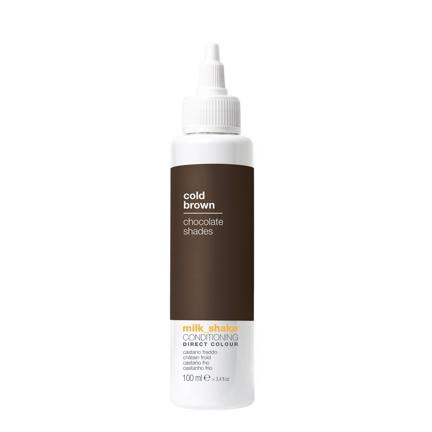 Milk Shake Direct Colour - Odżywka koloryzująca toner do włosów Cold Brown 100 ml