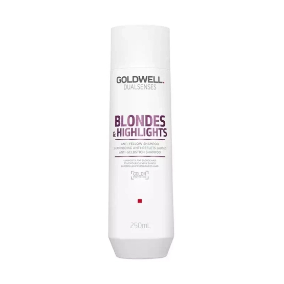 GOLDWELL Dualsenses Blondes&Highlights Anti-Yellow Shampoo Szampon do włosów blond 250ml