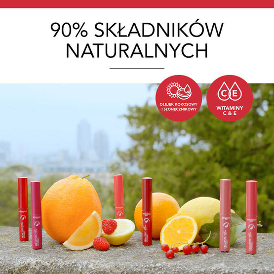 Bourjois Healthy Mix Clean Lip Sorbet wegańska pomadka nawilżająca do ust 01 Sundae Cherry Sunday 7.4g