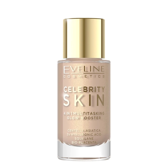 Eveline Cosmetics Celebrity skin Wielofunkcyjna baza do twarzy Glow Booster - 02N Universal tan 30ml