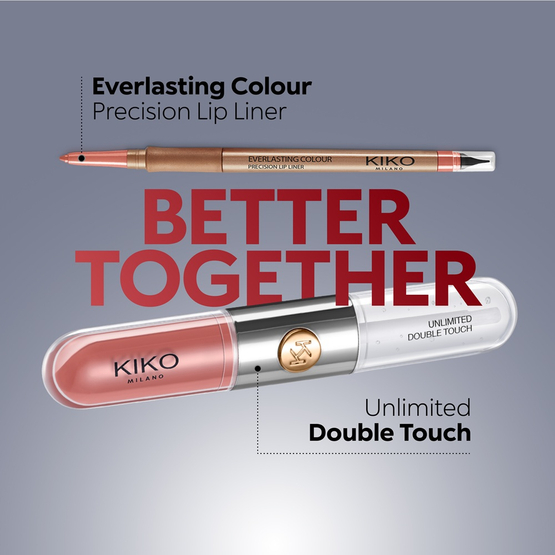 KIKO Milano Unlimited Double Touch dwuetapowa płynna pomadka do ust 109 Strawberry Red 6ml