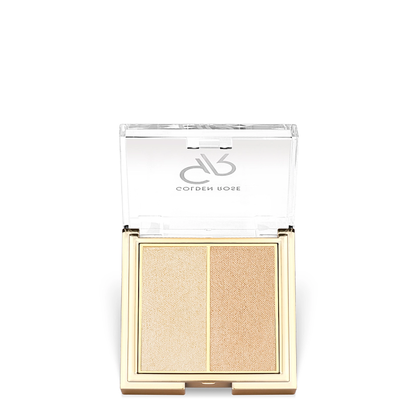 Golden Rose Podwójny rozświetlacz do twarzy So Glow! Highlighter Duo 101 Starlight