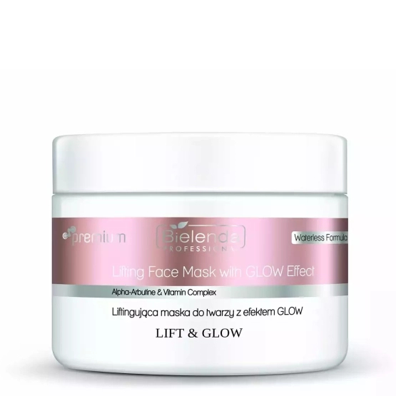 Bielenda Professional Lift&Glow Liftingująca maska do twarzy z efektem glow 115 g