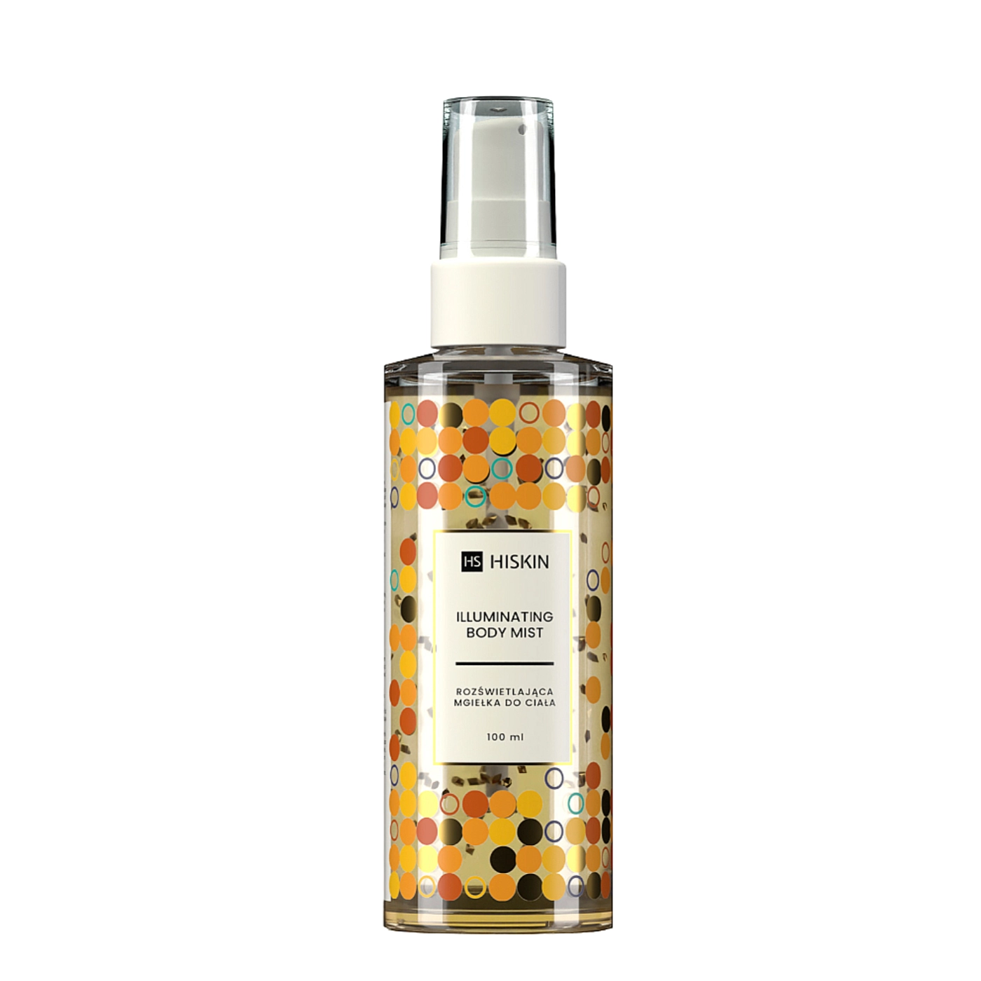 HISKIN Złota Mgiełka do ciała rozświetlająca 100ml