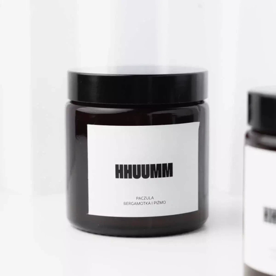 HHUUMM Świeca sojowa- paczula, bergamotka, piżmo 120 ml