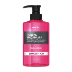 KUNDAL Honey & Macadamia Pure Body Lotion English Rose - Odżywcze mleczko do ciała o działaniu nawilżającym Róża angielska 500ml
