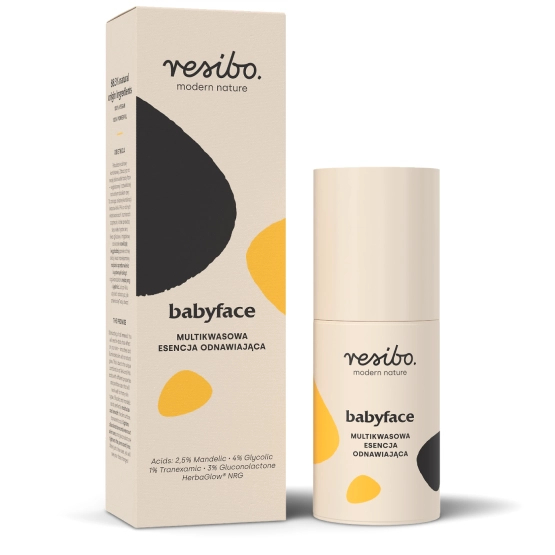 Resibo BABYFACE Multikwasowa esencja odnawiająca 30ml