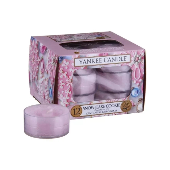 Yankee Candle TEALIGHT Snowflake Cookie