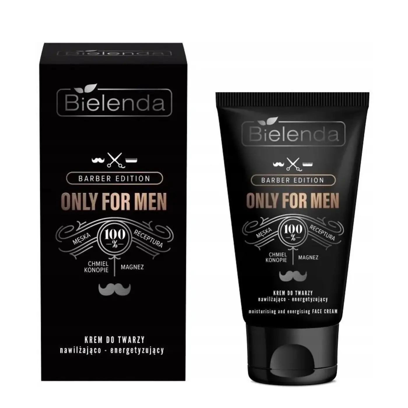 Bielenda Only for Men Barber Edition krem nawilżająco-energetyzujący 50 ml