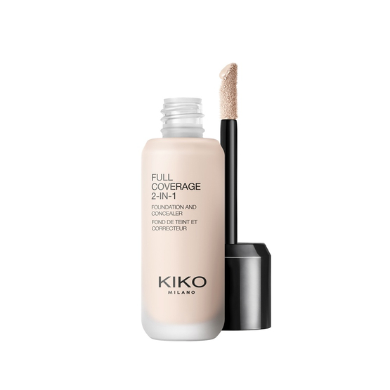 KIKO Milano Full Coverage 2-In-1 Foundation & Concealer mocno kryjący podkład i korektor 2 w 1 NR0 Neutral Rose 25ml