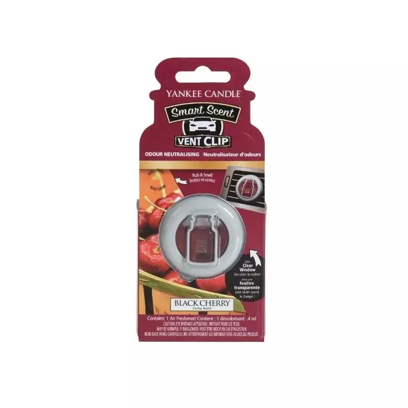 Yankee Candle CAR Vent Clip Zapach do samochodu Black Cherry