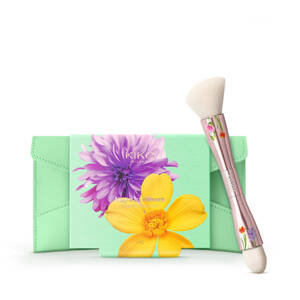 KIKO Milano Days In Bloom Flowery Brush Set zestaw wielofunkcyjny pędzel 4w1 i etui