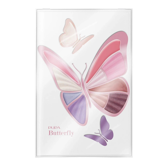 Pupa Milano Butterfly paleta do makijażu 003 Vibrant Violet 14.3g