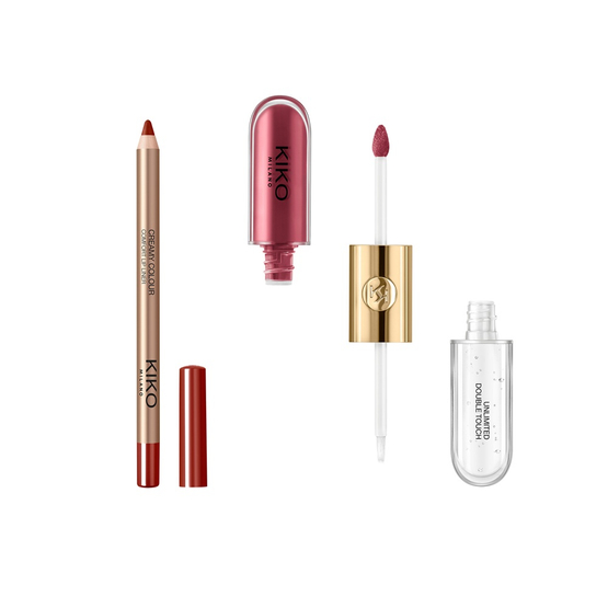 KIKO Milano Twist 'N Twinkle Holiday Meant To Match Lips Gift Set zestaw podarunkowy do makijażu ust 02