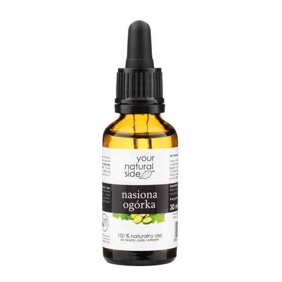 Your Natural Side Olej Nierafinowany Z NASION OGÓRKA 30ml pipeta 