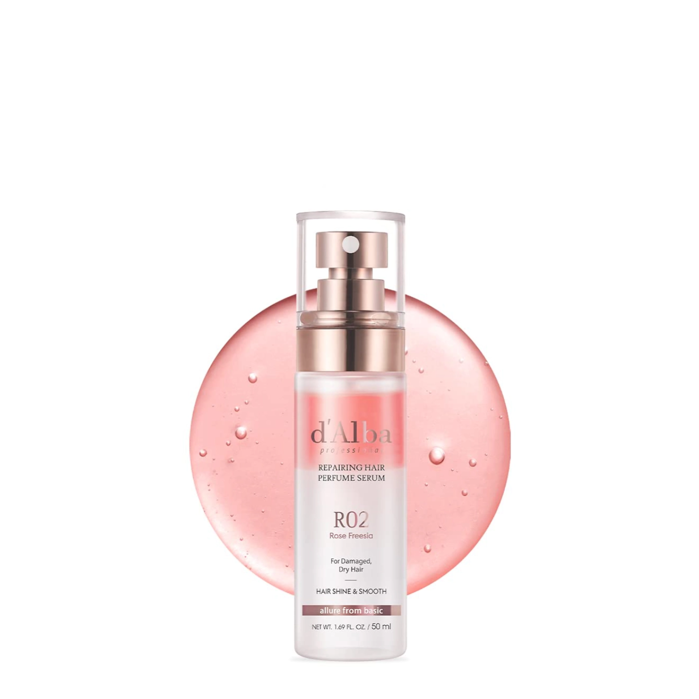 d'Alba Professional Reparing Hair Perfume Serum - Perfumowane serum naprawcze do włosów dwufazowe 50ml