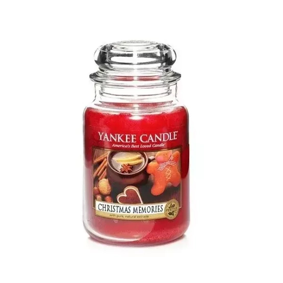 Yankee Candle ŚWIECA W SŁOIKU DUŻA Christmas Memories