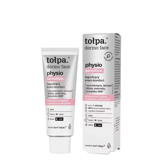 tołpa. dermo face physio łagodzący krem komfort lekki 40 ml