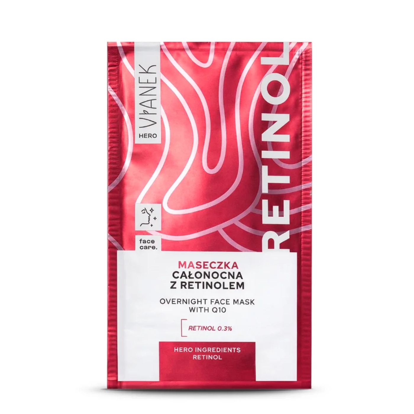 VIANEK HERO RETINOL Maseczka całonocna z retinolem saszetka 10 ml