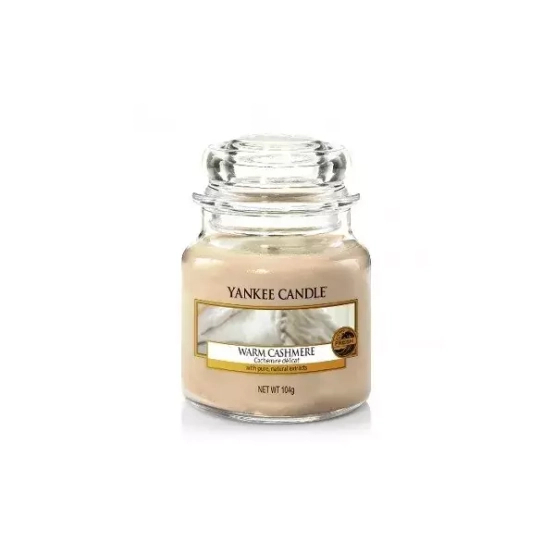 Yankee Candle ŚWIECA W SŁOIKU MAŁA Warm Cashmere