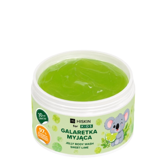 HISKIN Kids Galaretka myjąca zielona Sweet Lime 180ml