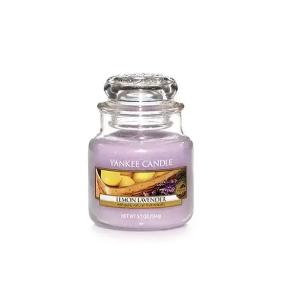 Yankee Candle ŚWIECA W SŁOIKU MAŁA Lemon Lavender
