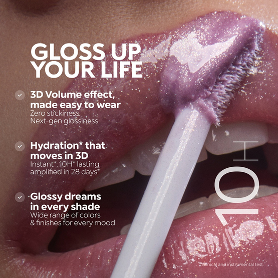 KIKO Milano 3D Hydra Lipgloss zmiękczający błyszczyk do ust z efektem 3D 17 Pearly Mauve 6.5ml