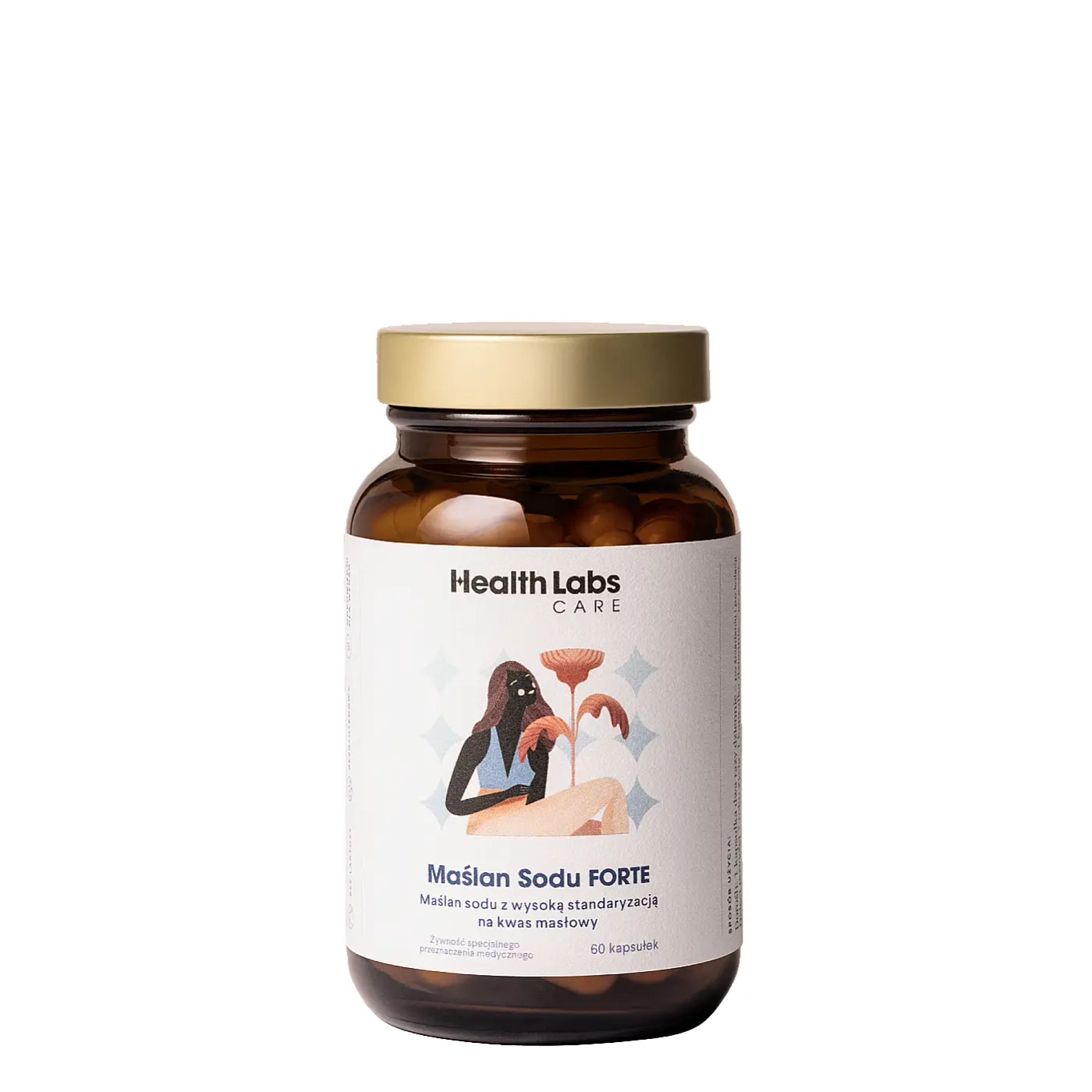 Health Labs Care Maślan Sodu FORTE (600 mg) 60 kapsułek