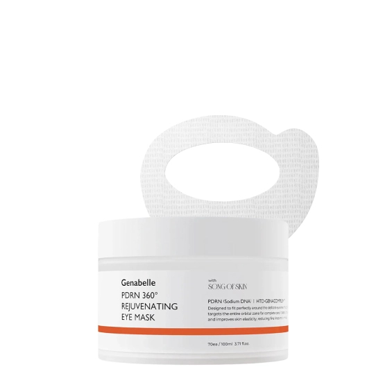 Genabelle PDRN 360° Rejuvenating Eye Mask - regenereująca maska w formie płatków na okolicę oczu 70szt.