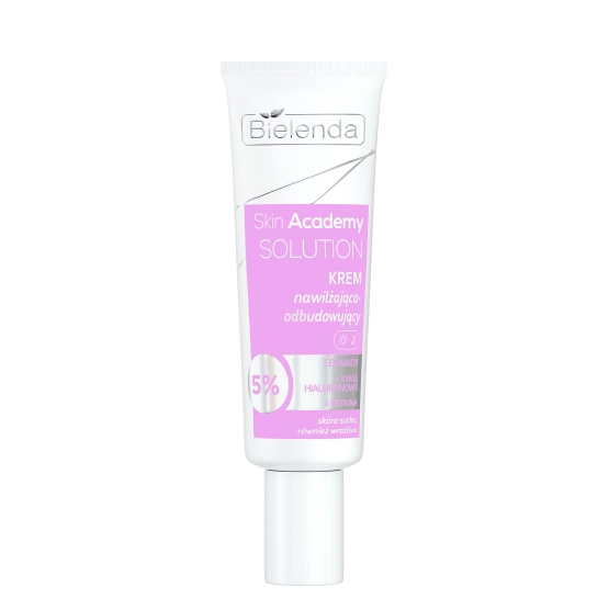 Bielenda Skin Academy Solution Krem nawilżająco odbudowujący ceramidy z kwasem hialuronowym i betainą 50 ml