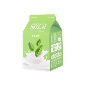 A'pieu Green Tea Milk One-Pack Maska do twarzy w płacie