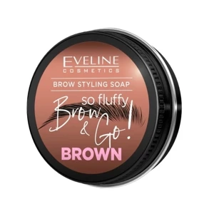 Eveline Cosmetics BROW & GO! Mydło do stylizacji brwi BROWN