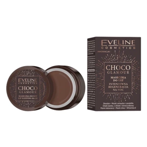 Eveline Cosmetics CHOCO GLAMOUR Intensywnie regenerująca maseczka do ust na noc, 12ml