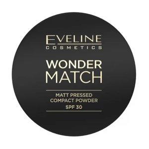 Eveline Cosmetics Wonder Match Matowy puder prasowany z filtrem ochronnym SPF 30, 02