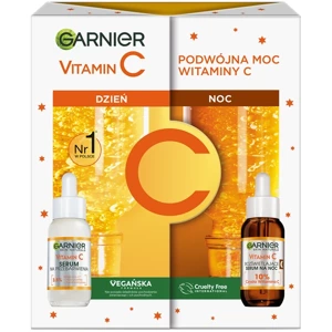 Garnier Vitamin C Serum Duo Zestaw (Serum do twarzy na dzień + Serum do twarzy na noc)