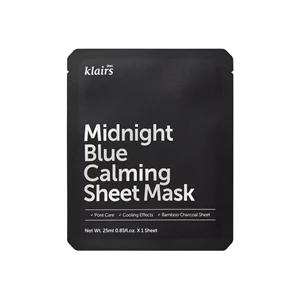 Klairs Midnight Blue Calming Sheet Mask Łagodząco-chłodząca maska w płacie