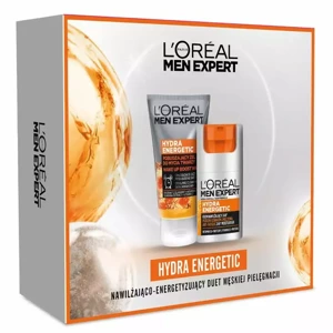 L'Oreal Men Expert Hydra Energetic Zestaw prezentowy męski: żel do mycia twarzy + krem