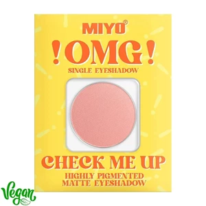 MIYO Omg! Check Me Up Highly Pigmented Matte eyeshadow Cień do powiek No.15 Rich peach