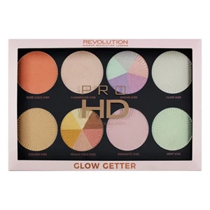 Makeup Revolution REVOLUTION HD Paleta rozświetlaczy Glow Getter